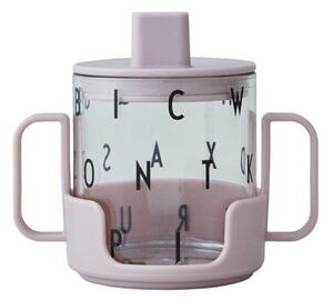 Jasnofioletowy kubek dla dzieci Design Letters Grow With Your Cup