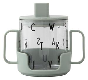 Zielony kubek dla dzieci Design Letters Grow With Your Cup