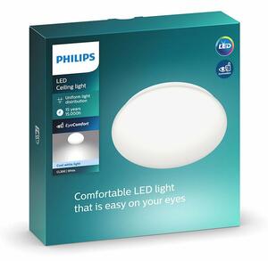 Philips 8718699681050 oprawa sufitowa LED Moire 6 W 640 lm 4000 K 22,5 cm, biały