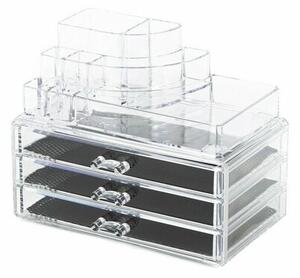 Compactor Duży organizer kosmetyczny 3 szufladki