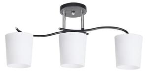 Candellux Żyrandol na drążku ESNYR 3xE27/40W/230V czarny/biały CA0978