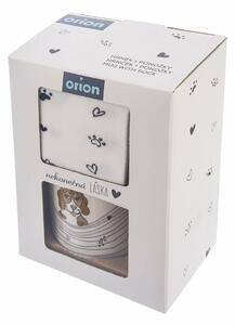 Orion Kubek ceramiczny Nieskończona miłość Pies, 0,35 l + prezent Skarpetki