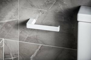 GEDY PI2402 Uchwyt na papier toaletowy Pirenei bez pokrywy, biały mat