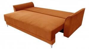 Nowoczesna sofa do salonu z poduszkami rozkładana tkaniny do wyboru