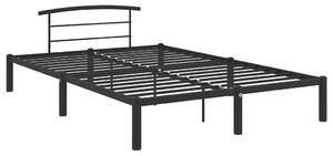 Czarne metalowe łóżko w stylu industrialnym 120x200 cm - Veko