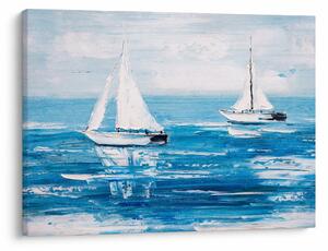 Obraz - Obraz jachtów na morzu (70x50 cm)