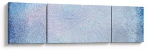 Obraz - Mandale w niebieskim (170x50 cm)