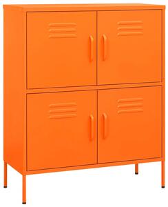 Pomarańczowa stalowa szafka wielofunkcyjna - Garu 4X