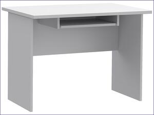Białe minimalistyczne biurko do komputera 100 cm - Nedos