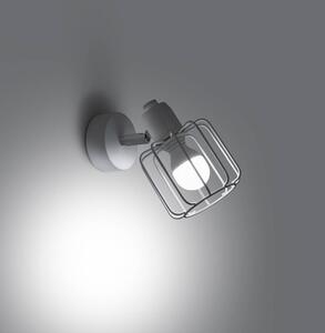 Biały druciany kinkiet reflektor - A152-Agro