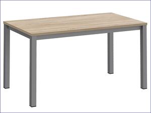 Skandynawskie biurko z metalowymi nogami dąb sonoma - Sorig