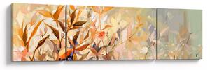 Obraz - Malowane rośliny (170x50 cm)
