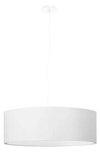 Biała abażurowa lampa wisząca nad stół - A197-Agio