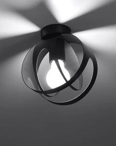Czarna industrialna lampa sufitowa - A192-Hoxa