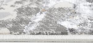 Szary dywan w nowoczesny abstrakcyjny wzór - Oros 11X