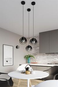 Czarna lampa wisząca kula w stylu loft - A189-Hoxa