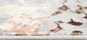 Kremowy dywan w abstrakcyjny złoty wzór glamour - Oros 11X