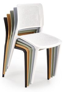 Miętowe minimalistyczne krzesło ogrodowe - Imros