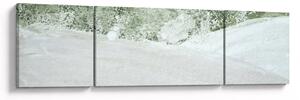 Obraz - Abstrakcja pędzle (170x50 cm)