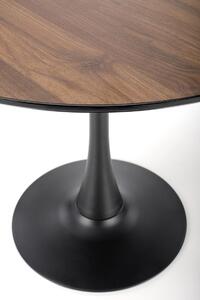 Okrągły stół z blatem w kolorze orzech - Cirtox