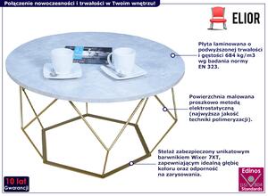 Okrągły stolik kawowy beton - Borix 3X