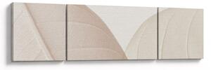 Obraz - Teksturowane liście (170x50 cm)