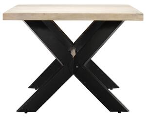 Stół z drewna mango Kalis 4X – biały