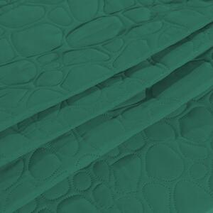 Zielona narzuta z wzorem STONE Rozmiar: 200 x 220 cm