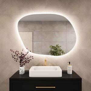 Lustro Nieregularne bez Ramy STAIN IV 50 x 36 cm Neutralna Brak Brak