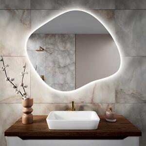 Lustro Nieregularne bez Ramy STAIN III 50 x 43 cm Neutralna Brak Brak
