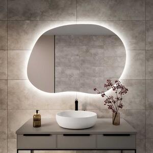 Lustro Nieregularne bez Ramy STAIN II 50 x 36 cm Neutralna Brak Brak