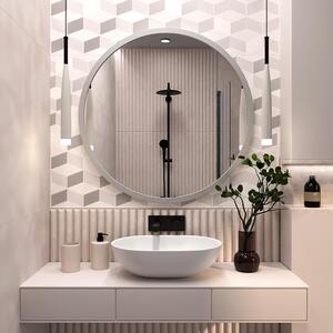 Lustro Cornice rama srebrna 50 cm