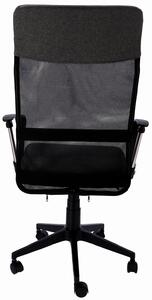 Ciemnoszare ergonomiczne krzesło obrotowe do komputera - Egon