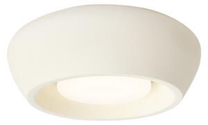 Nowoczesna okrągła beżowa lampa sufitowa - Concerto