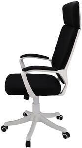 Czarny nowoczesny fotel obrotowy biurowy - Dawo