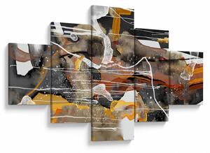 Obraz - Abstrakcja (125x70 cm)