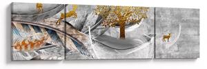 Obraz - Kolaż (170x50 cm)