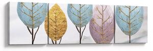 Obraz - Designowe drzewa (170x50 cm)
