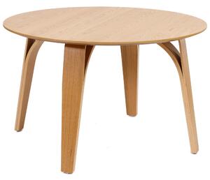 BOLZANO 1200 Dąb Naturalny - STÓŁ OKRĄGŁY DREWNIANY DO KUCHNI JADALNI SALONU MODERN CLASSIC