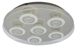 FLAVIO plafon okrągły chromowany ze szkłem LED 5,5W 3000K MD14088-06B CH