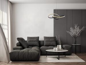 CONSA czarna nowoczesna lampa wisząca LED 40W CCT PND-19221C-BK