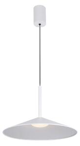 SARDENA lampa wisząca biała LED 9W CCT klosz stożek PND-01510-S-WH