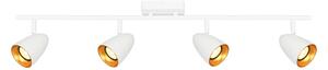 TINO lampa sufitowa ze spotami biało-złotymi 4xGU10 SPL-36748-4-WH-GD