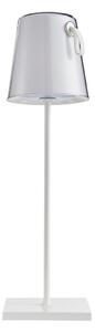 OSTAP lampa stołowa biała przenośna IP54 LED 5W 3000K + RGB TB-2749-WH