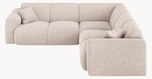 Dwustronna sofa narożna z szenilu Nolio (5-osobowa)