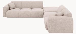 Sofa narożna z szenilu Nolio (4-osobowa)