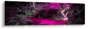 Obraz - Różowy las (170x50 cm)