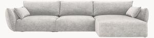 Sofa narożna z szenilu Matera (6-osobowa)