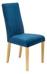 Niebieskie krzesło do salonu - Ladiso