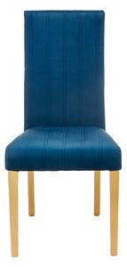 Niebieskie krzesło do salonu - Ladiso